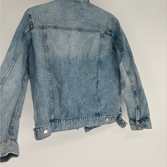 H&M &Denim 90's Style Button Denim Jacket - Picture 9 of 11